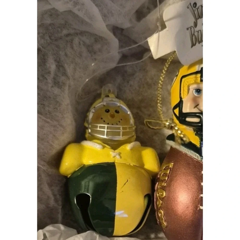 Green Bay Packers Jingle Buddies Ornament Set NFL  Christmas Decor